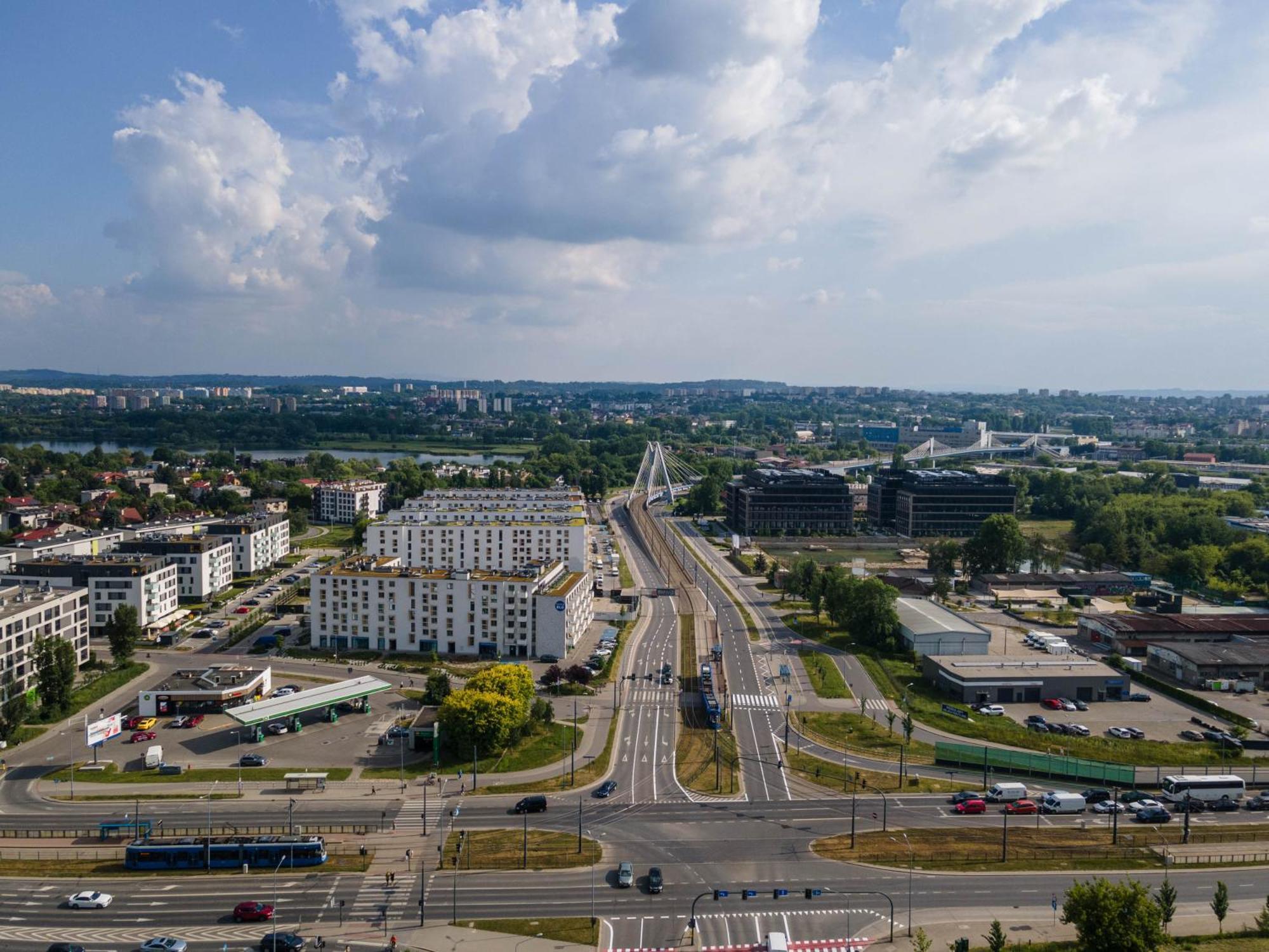 Saska Park Apartments Cracóvia Exterior foto