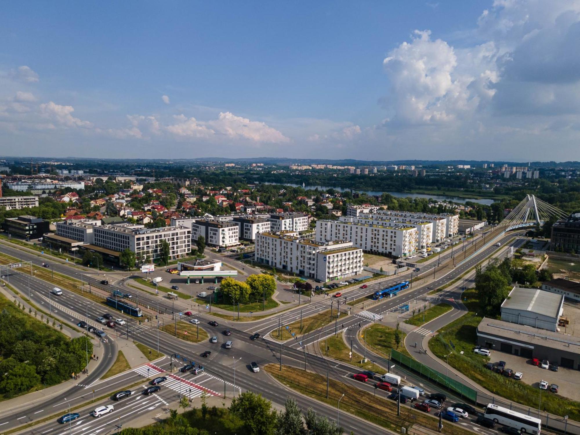 Saska Park Apartments Cracóvia Exterior foto